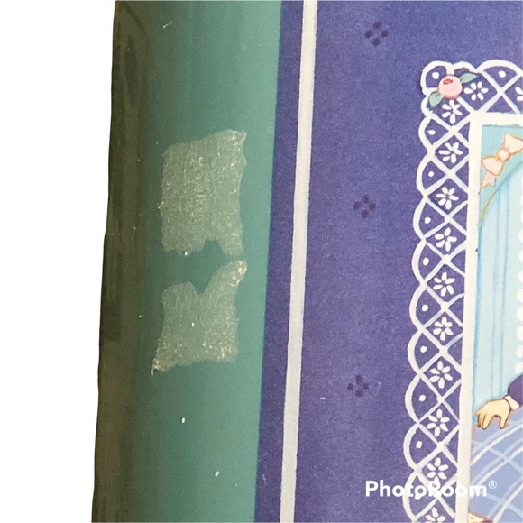 Tin Metal Oval Waste Basket Trash Can Girls’ Art Print -Ginny - Picture 15 of 15